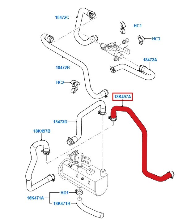 HEATER HOSE