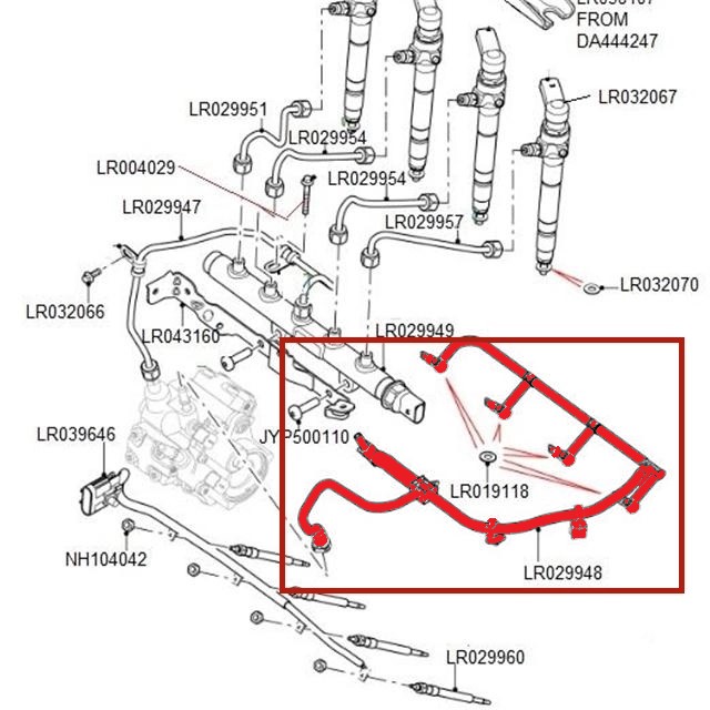 HOSE FOR FUEL INJECTOR PIPE 