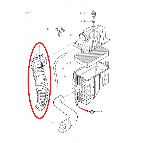 AIR FILTER HOSE