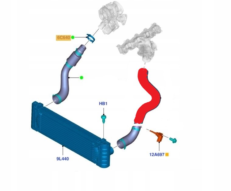 TURBO HOSEEXCLUDING PLASTIC PIPE 