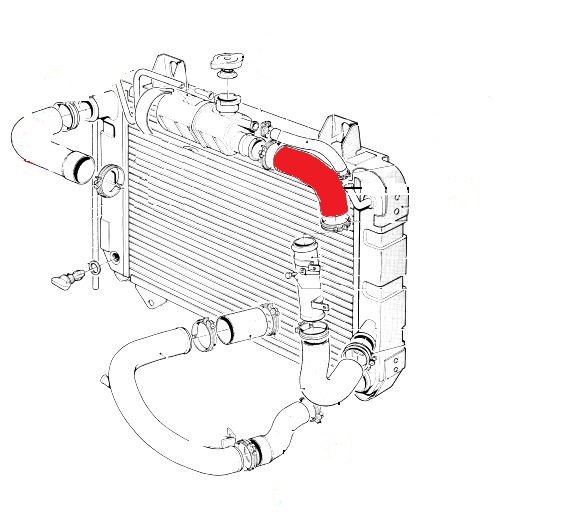 RADIATOR INLET HOSE