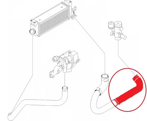 TURBO HOSEEXCLUDING PLASTIC PIPE 