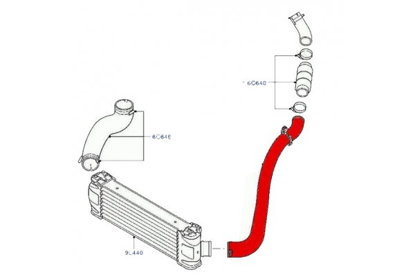 TURBO HOSEEXCLUDING PLASTIC PIPE 