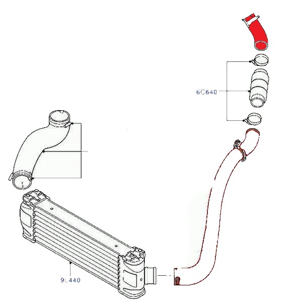TURBO HOSEEXCLUDING PLASTIC PIPE 