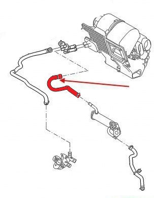 HEATER INLET HOSE