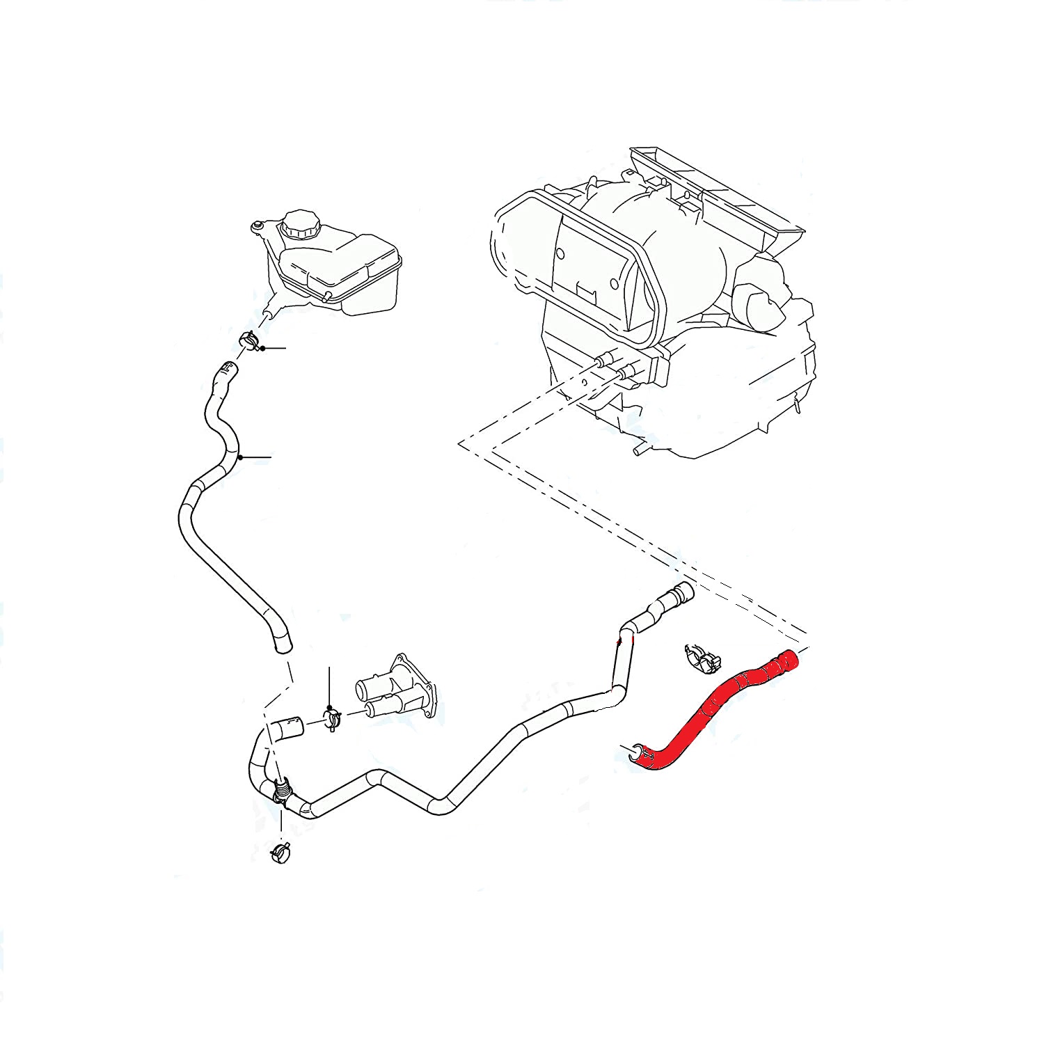 HEATER INLET HOSE