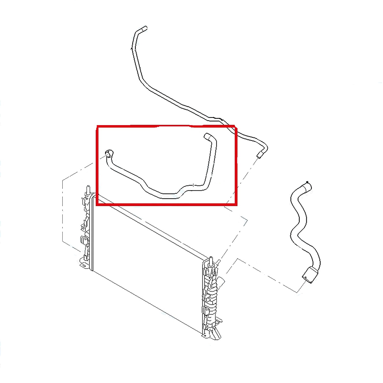 RADIATOR OUTLET HOSE