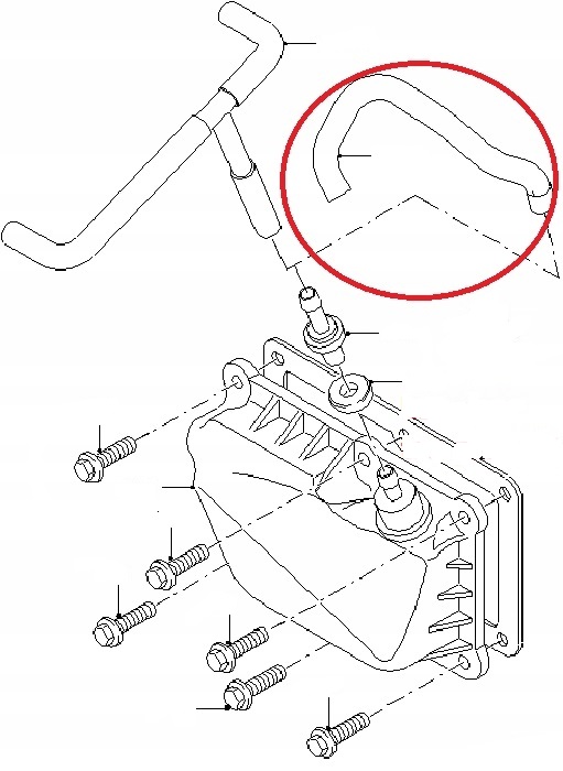 CRANKCASE VENTILATION HOSE