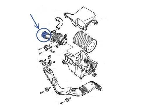 AIR FILTER HOSE GASKET