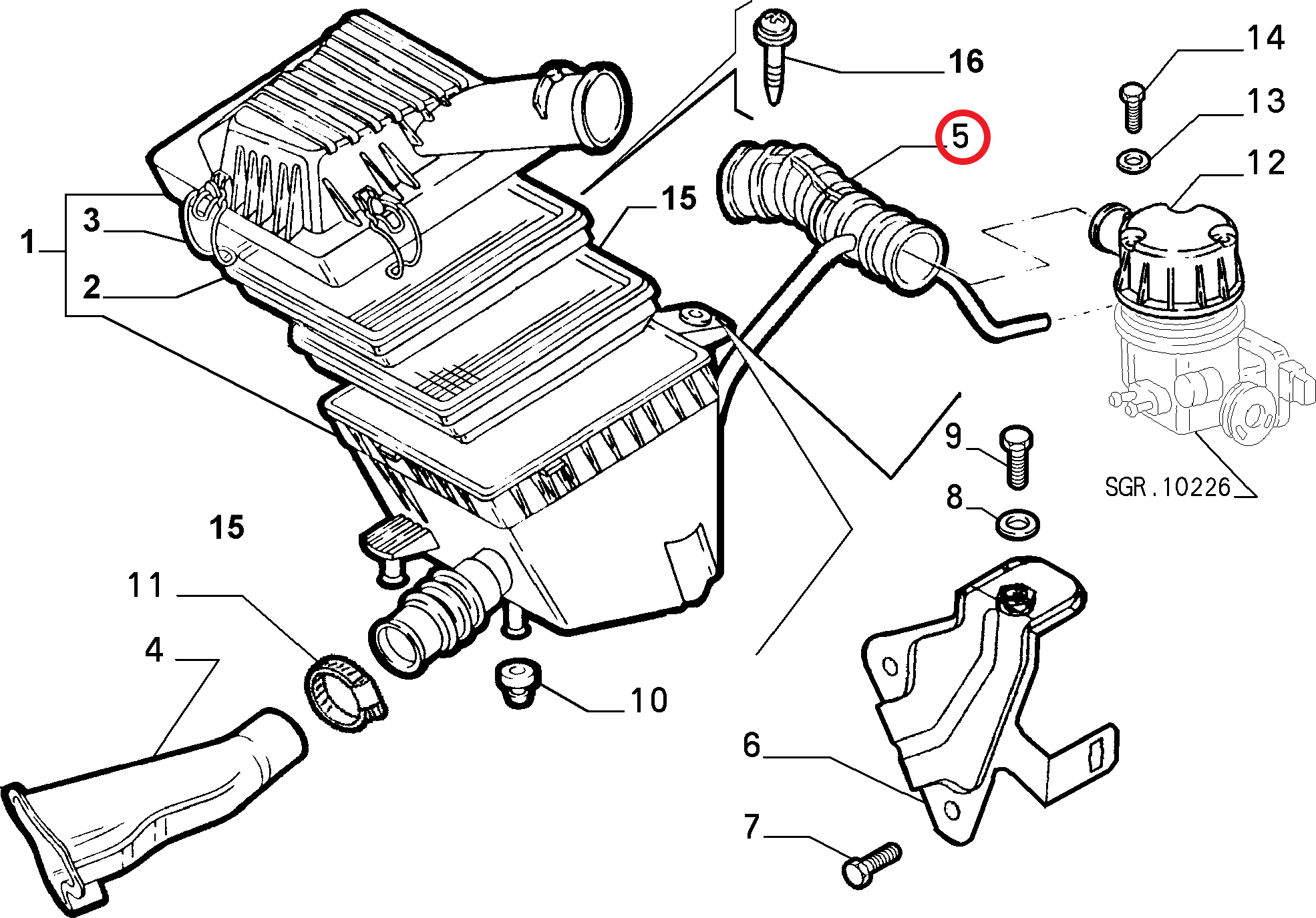 AIR FILTER HOSE