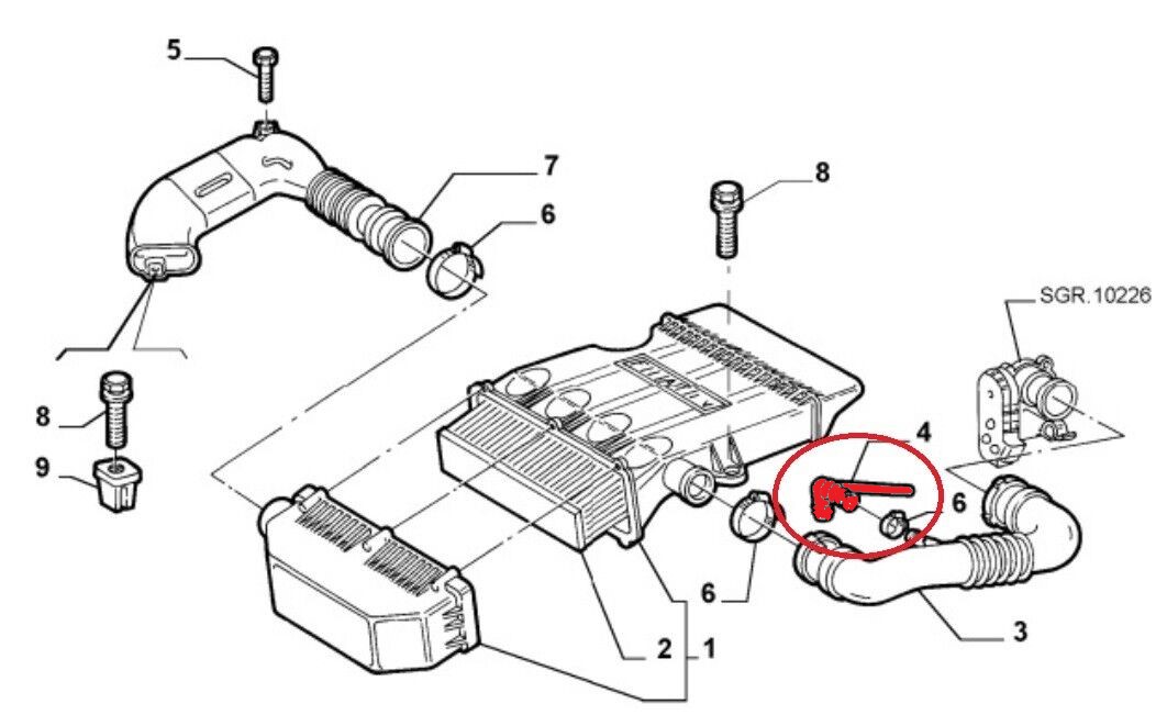 ENGINE VENTILATION HOSE