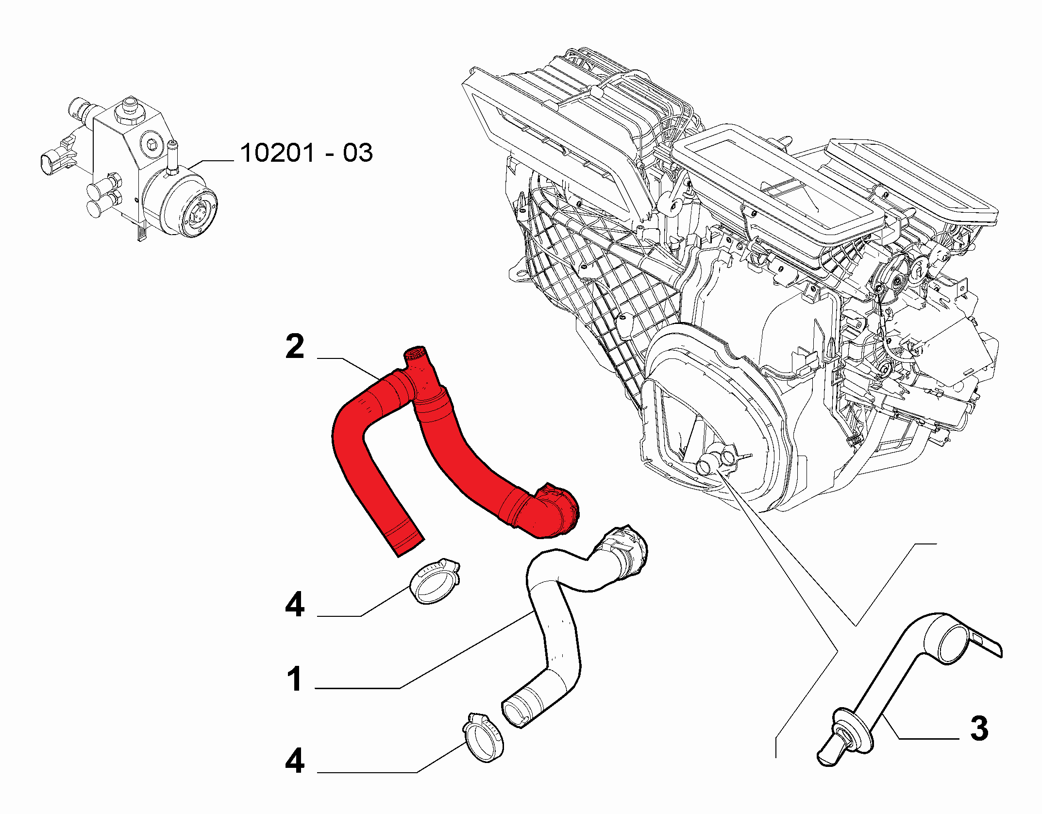 HEATER HOSE