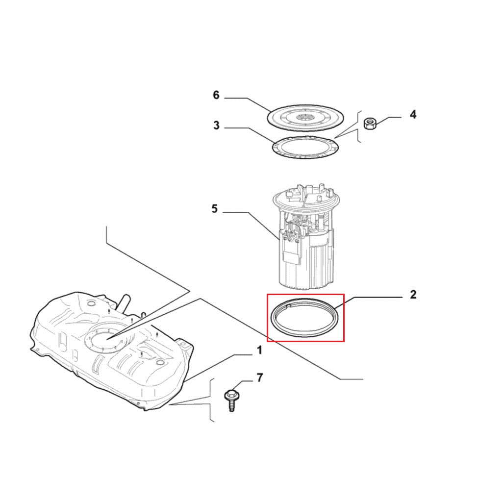 FUEL TANK GASKET