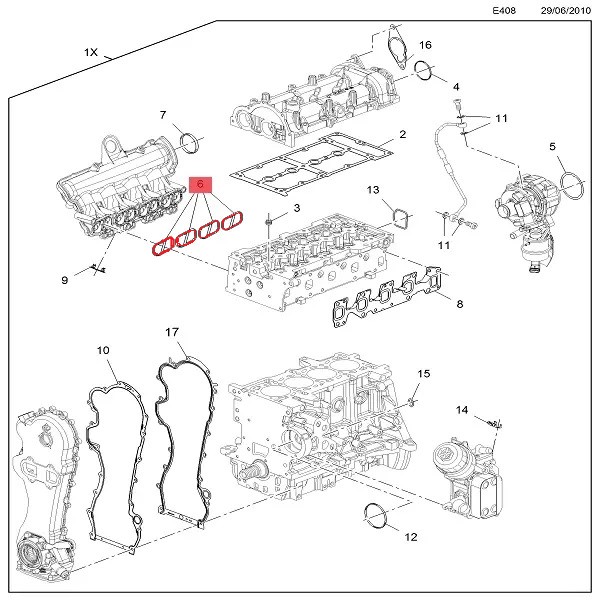 SUCTION MANIFOLD GASKET