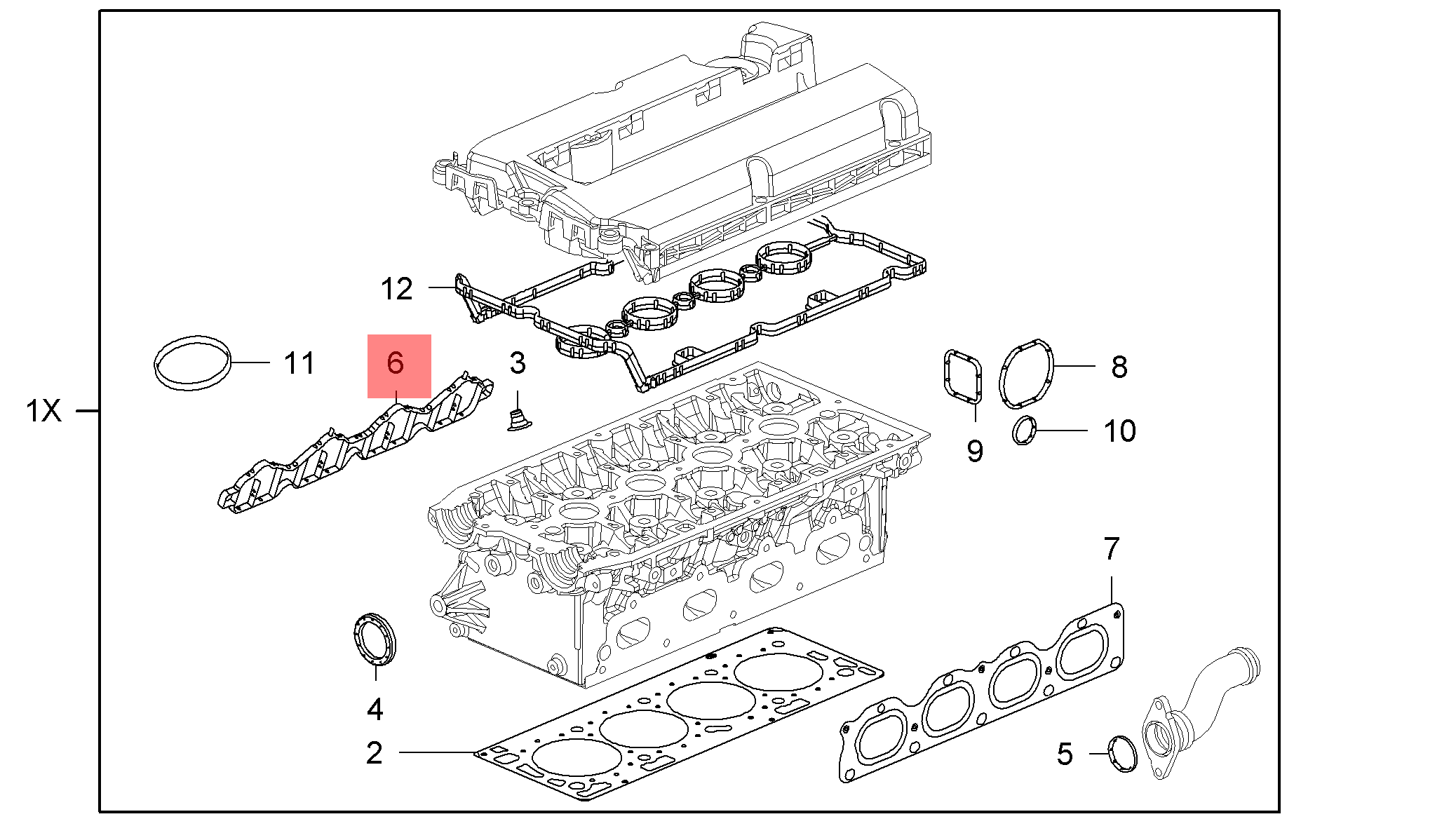 SUCTION MANIFOLD GASKET