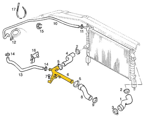 RADIATOR CONNECTION PIPE