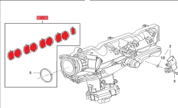 SUCTION MANIFOLD GASKET