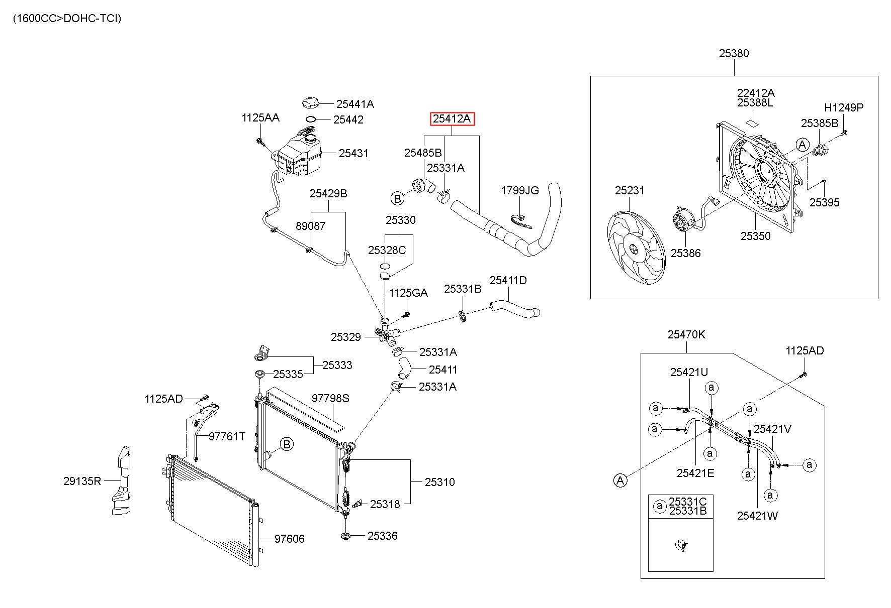 RADIATOR OUTLET HOSE