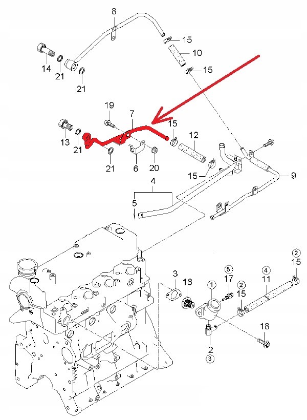 RECIRCULATION PIPE