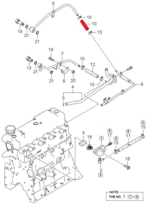 COOLING HOSE