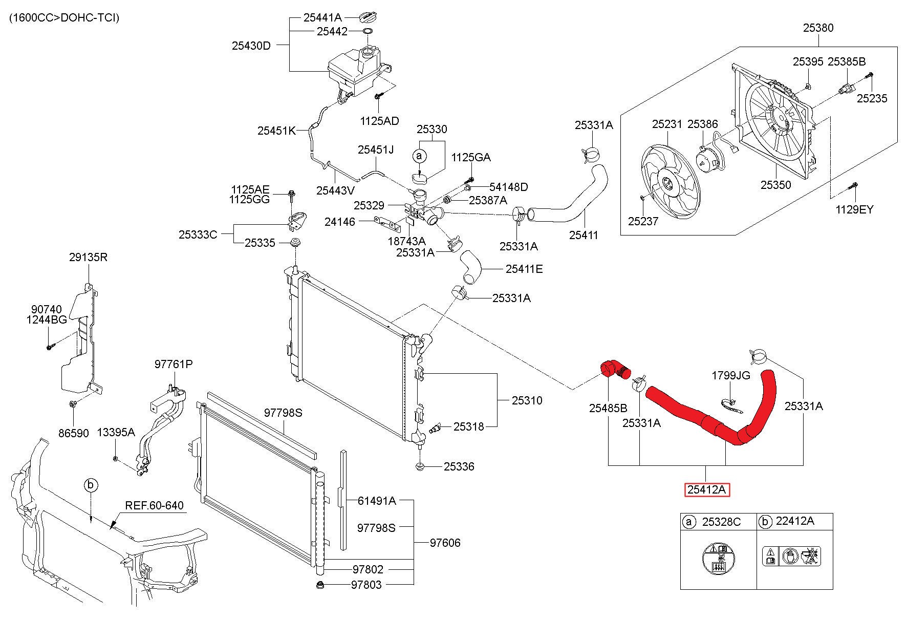 RADIATOR OUTLET HOSE