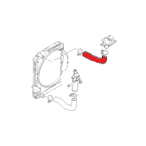 RADIATOR INLET HOSE