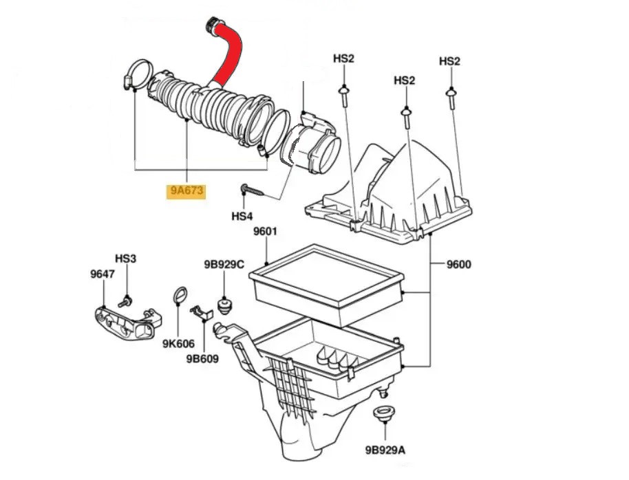 AIR FILTER HOSE