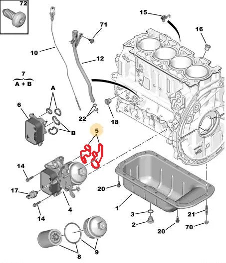 OIL COOLER GASKET
