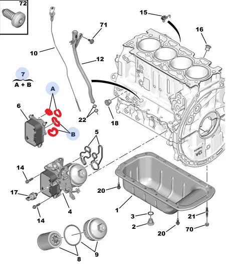 OIL COOLER GASKET