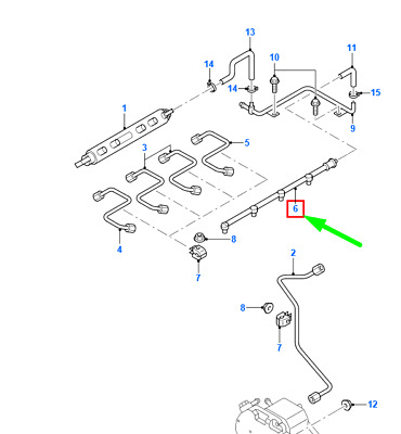HOSE FOR FUEL INJECTOR PIPE 