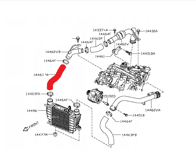 TURBO HOSE3 LAYERS POLYESTER HAS BEEN USED
