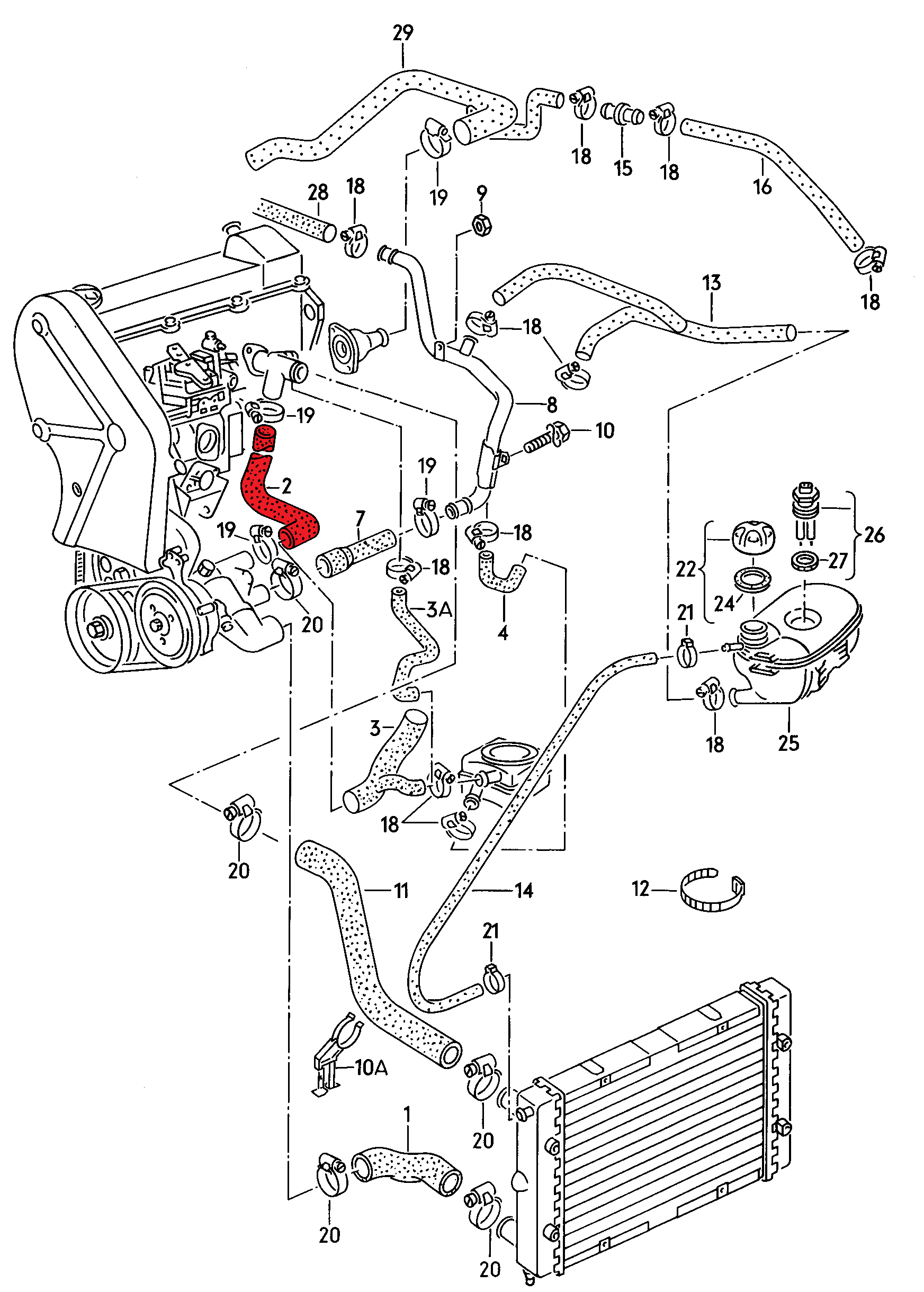 WATER PUMP HOSE