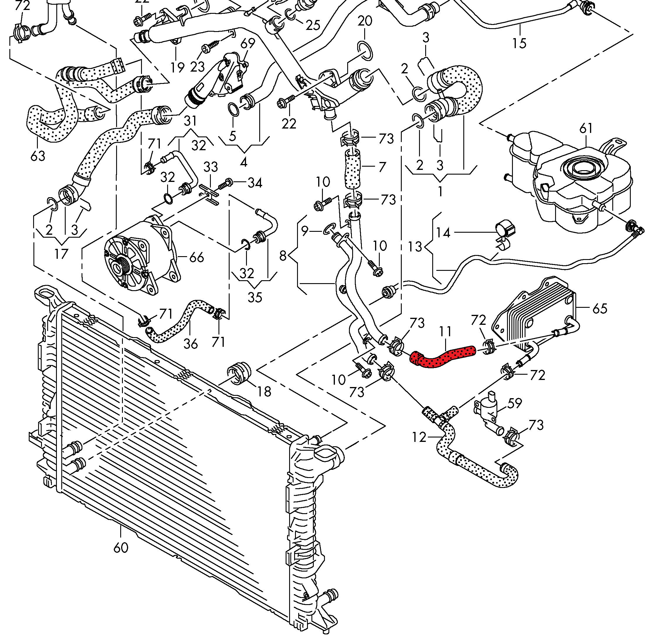 COOLING HOSE