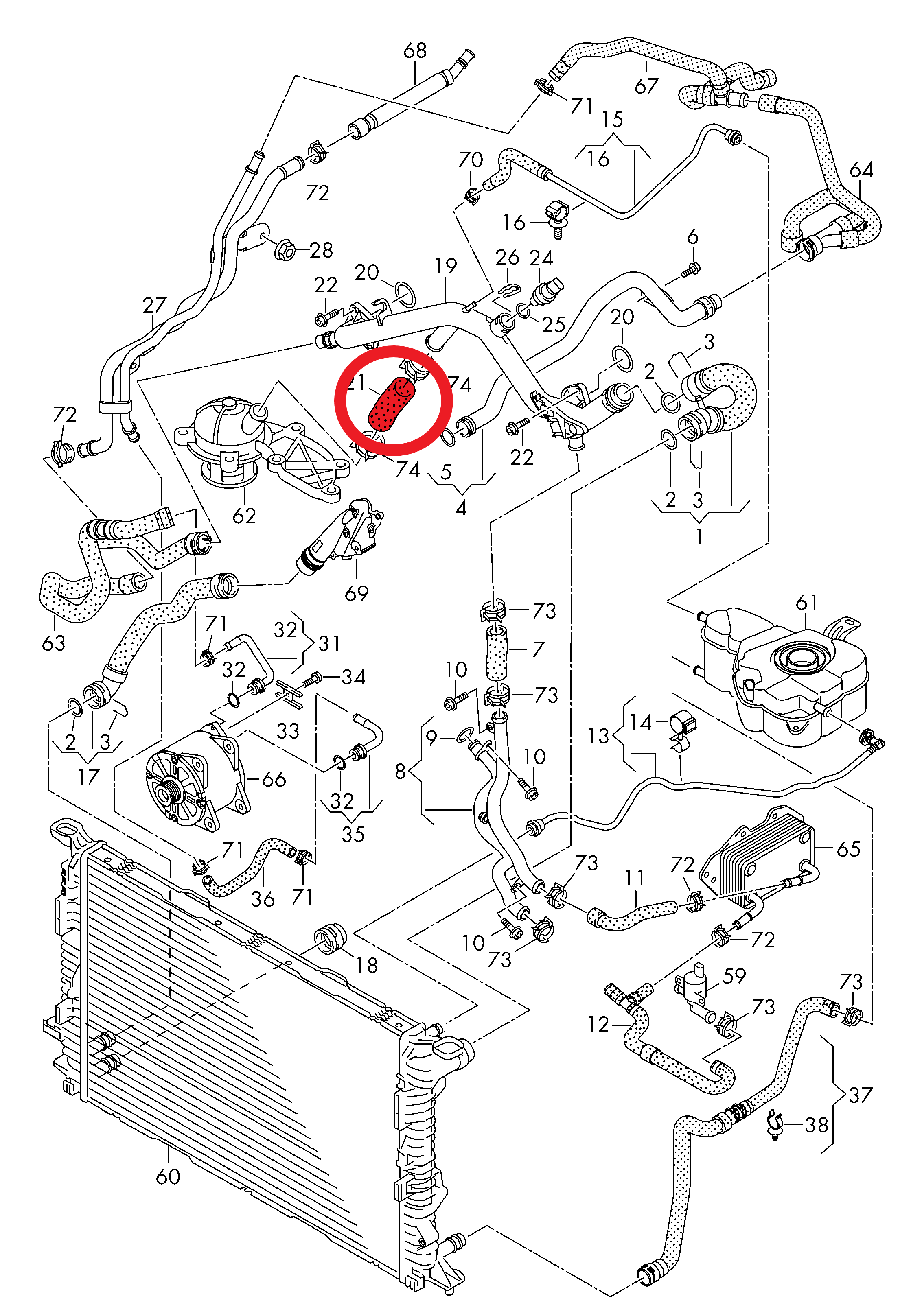 COOLING HOSE