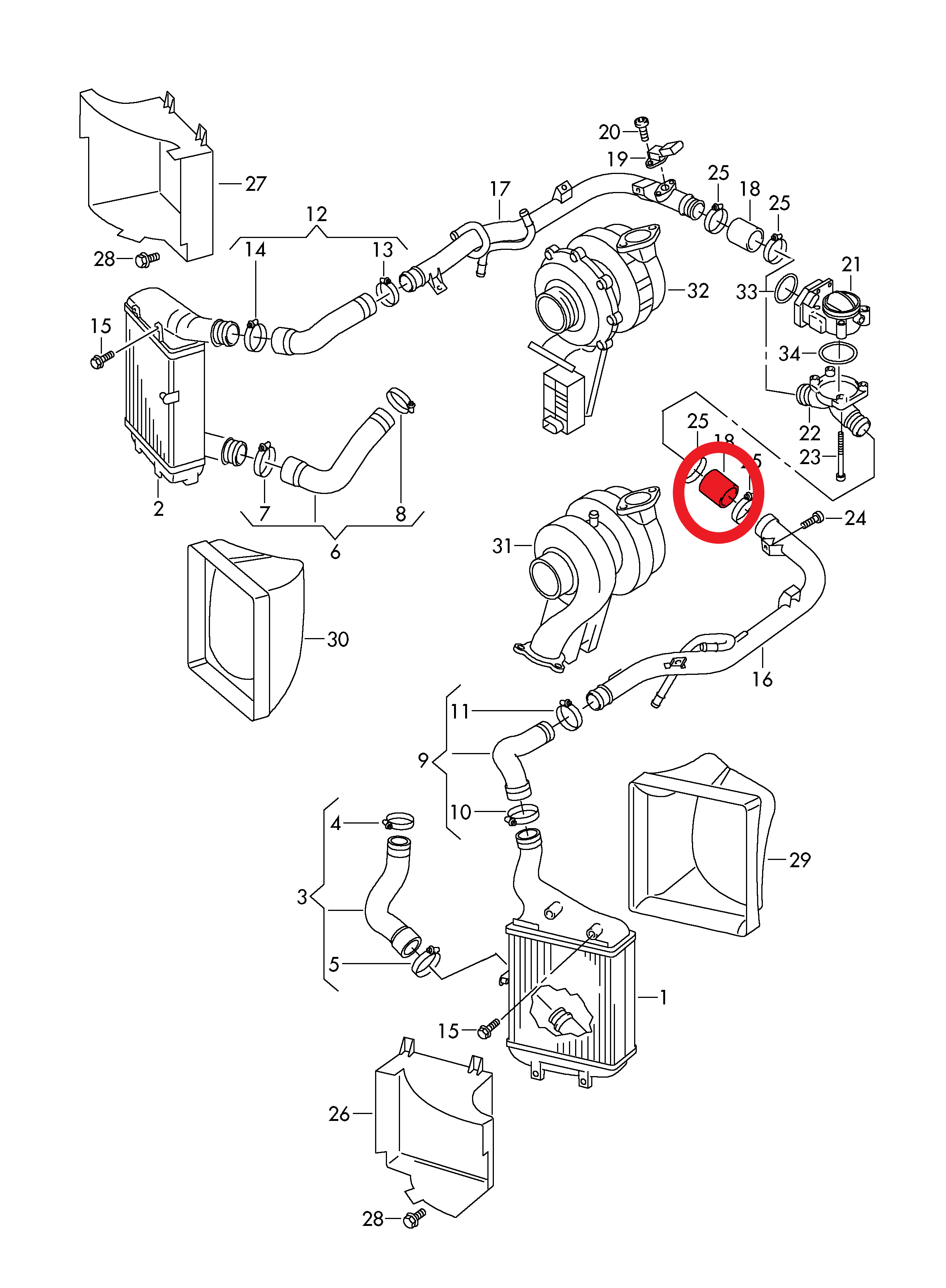 TURBO HOSE3 LAYERS POLYESTER HAS BEEN USED