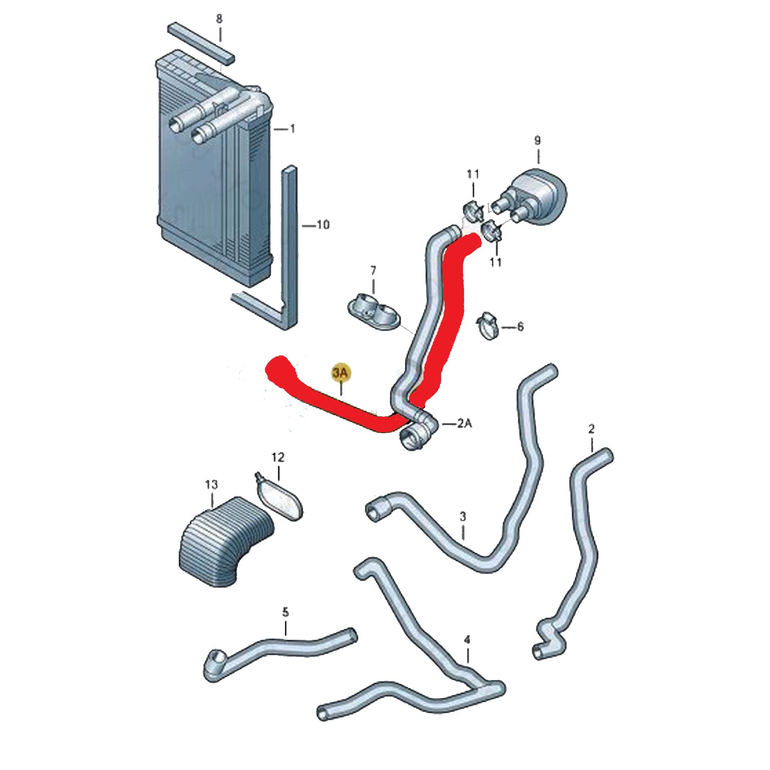 HEATER HOSE