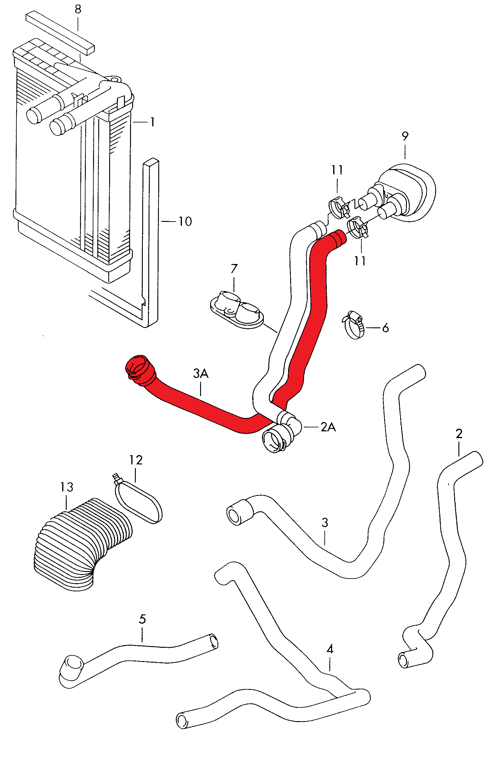 HEATER HOSE