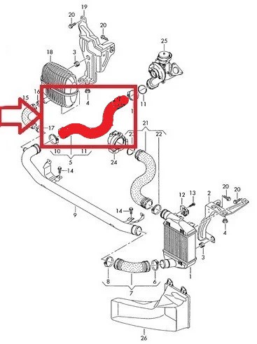 TURBO HOSE
RIGHT
