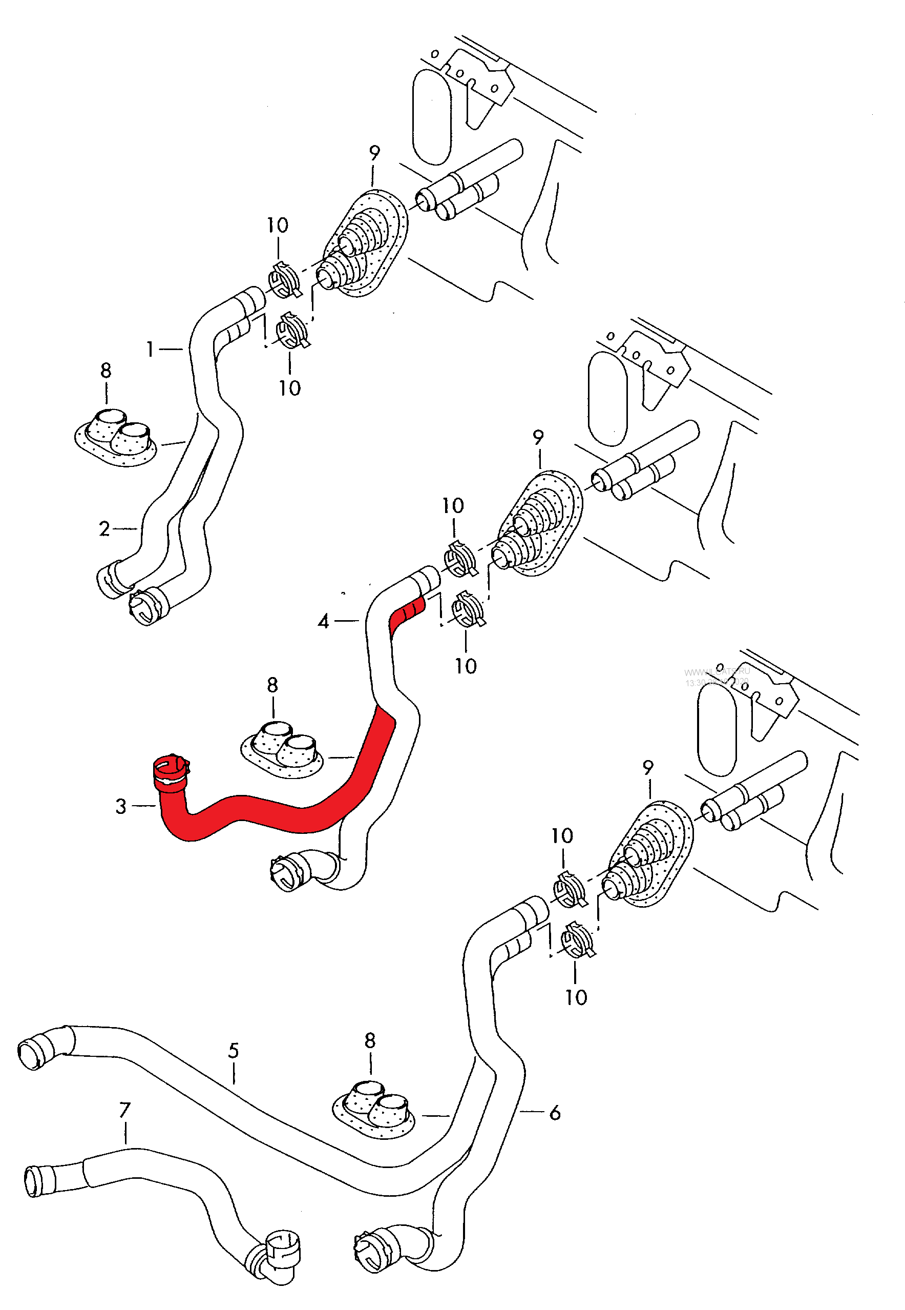 HEATER HOSE