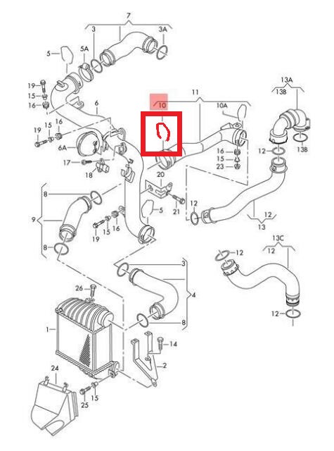 TURBO PIPE CLIPS