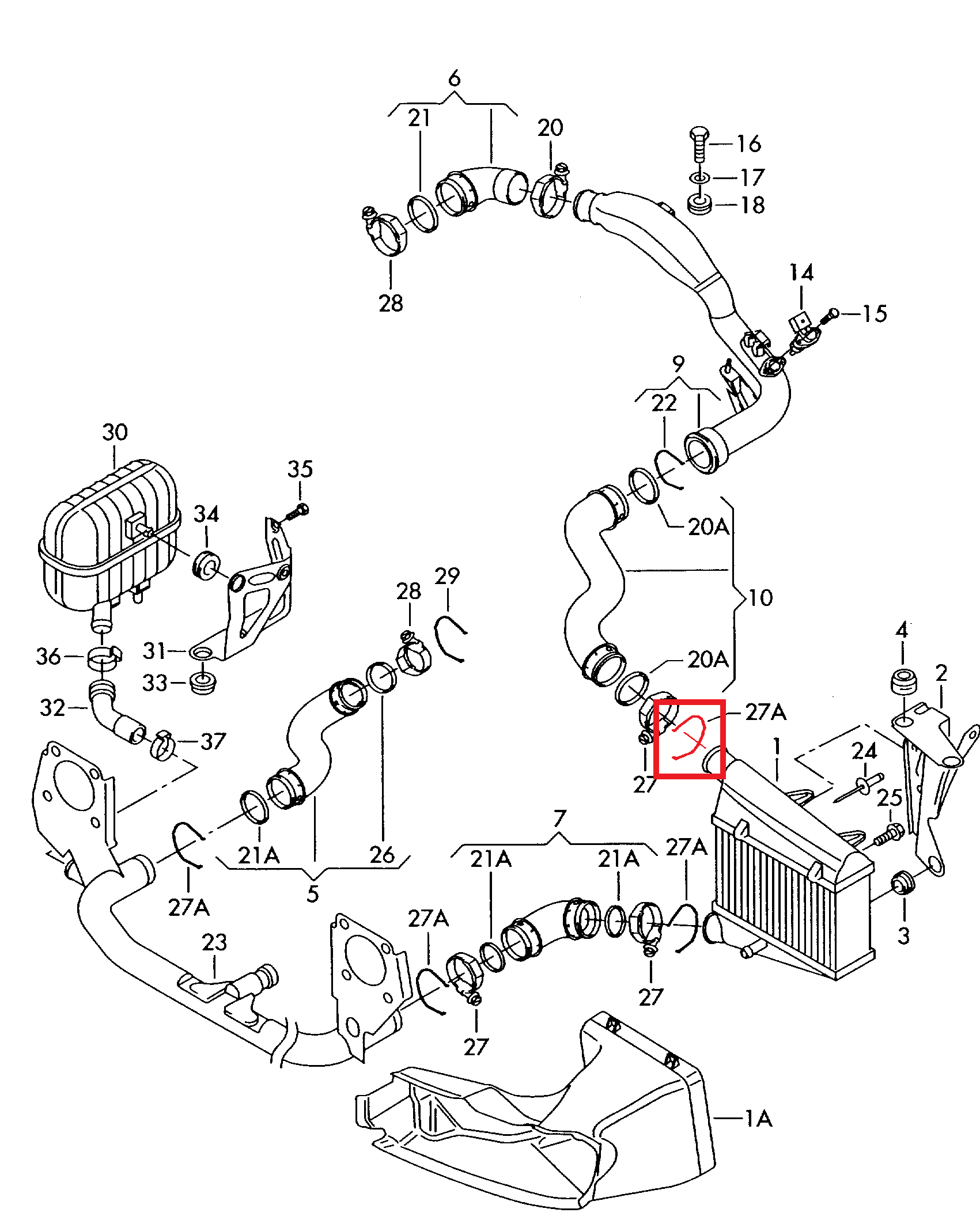 TURBO PIPE CLIPS