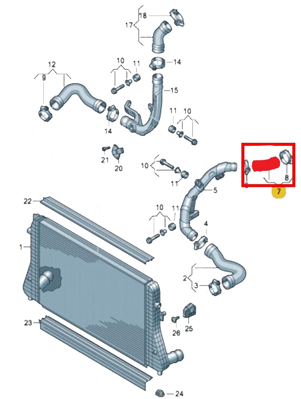 TURBO HOSE3 LAYERS POLYESTER HAS BEEN USED