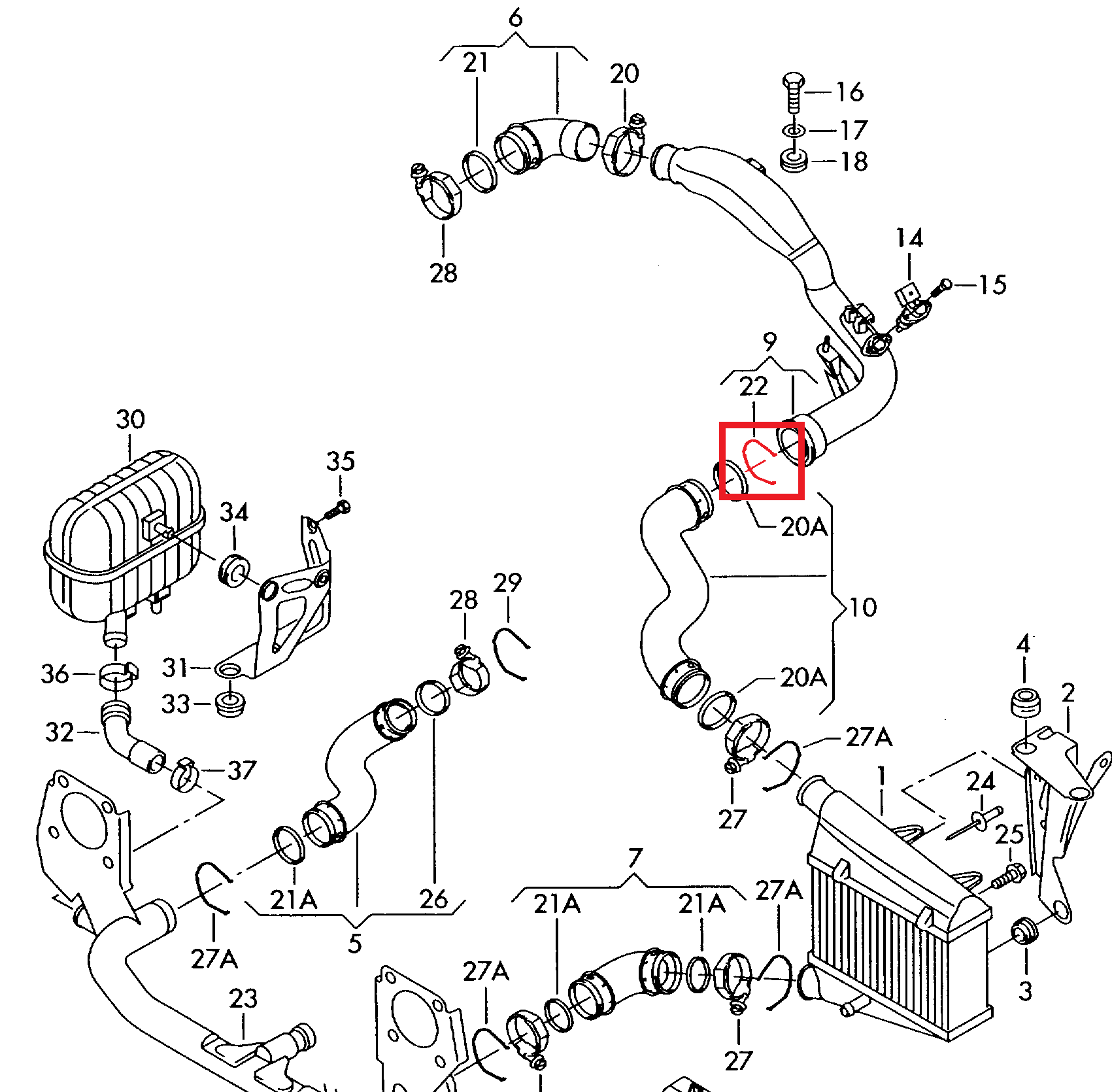 TURBO PIPE CLIPS