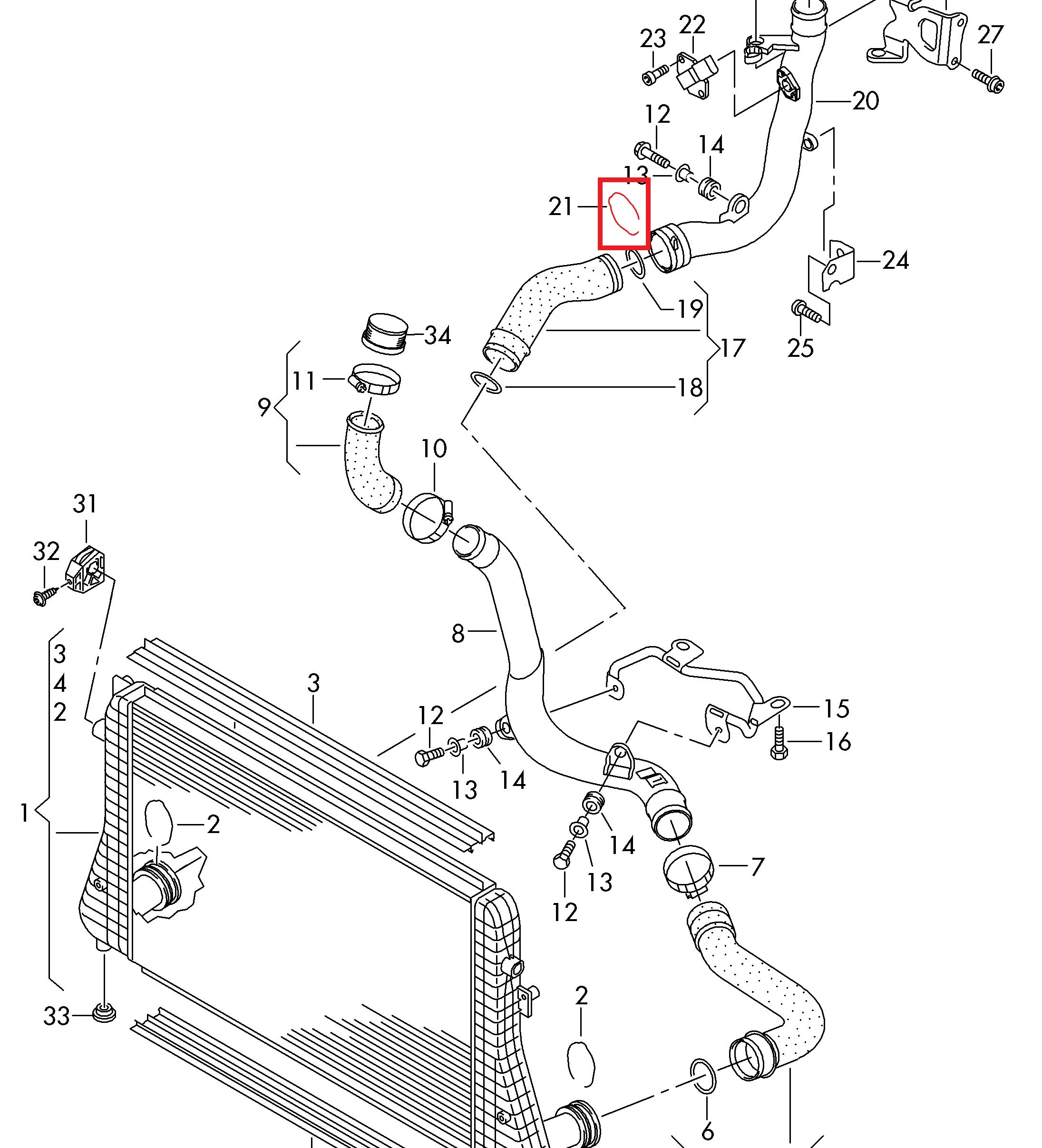TURBO PIPE CLIPS