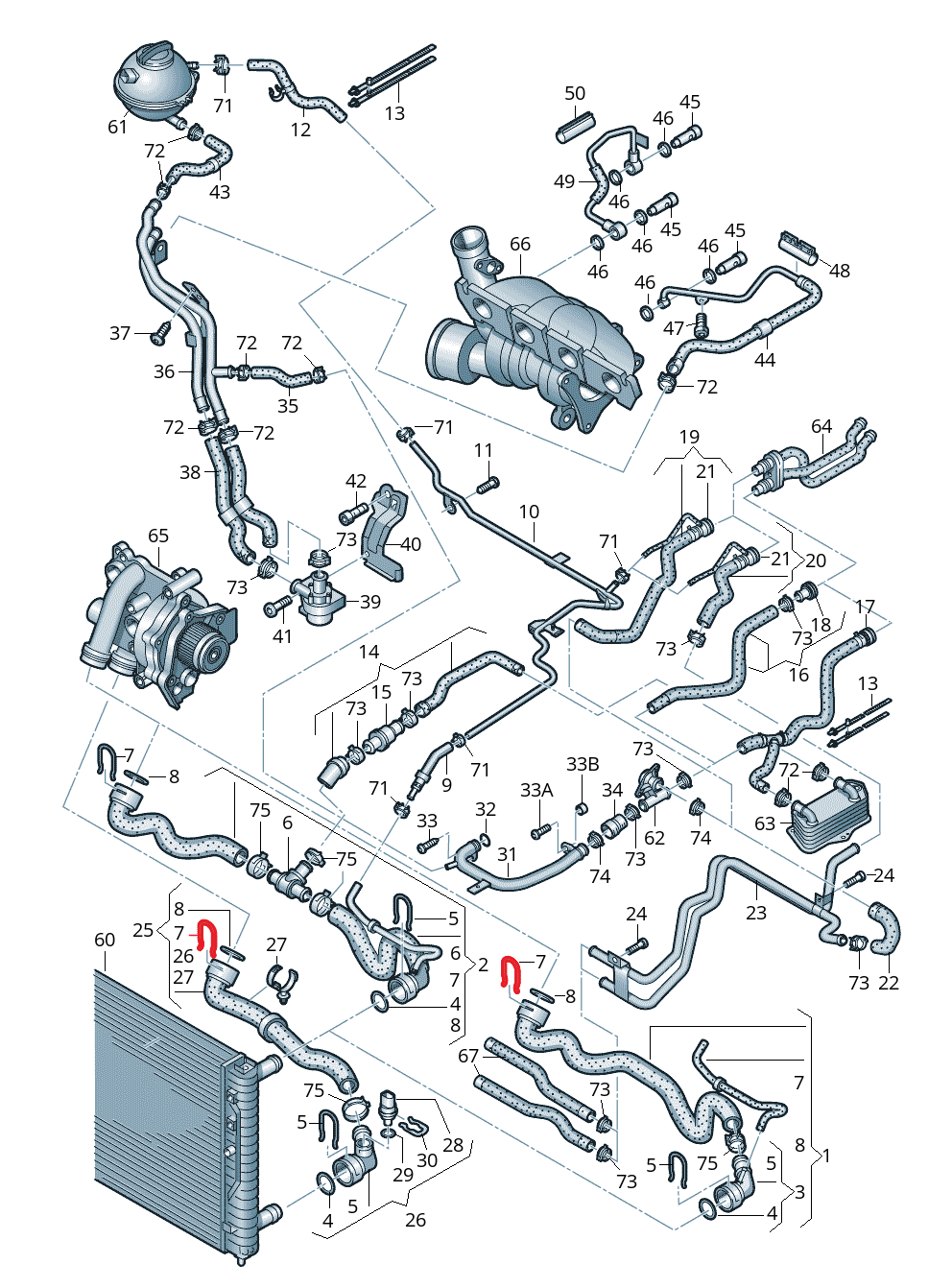 RADIATOR HOSE CIRCLIPS