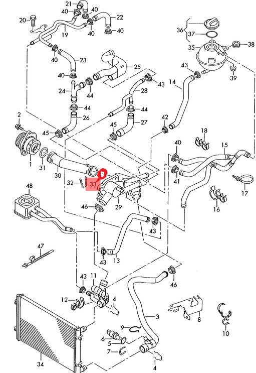 RECIRCULATION PIPE GASKET