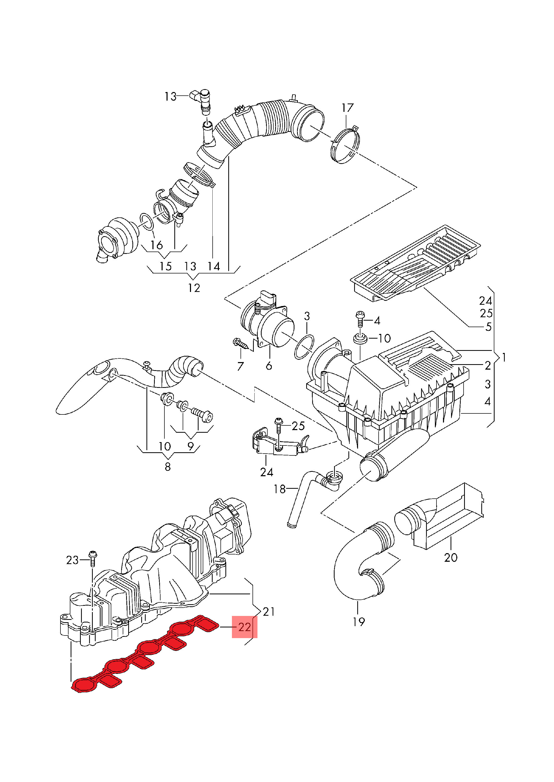SUCTION MANIFOLD GASKET