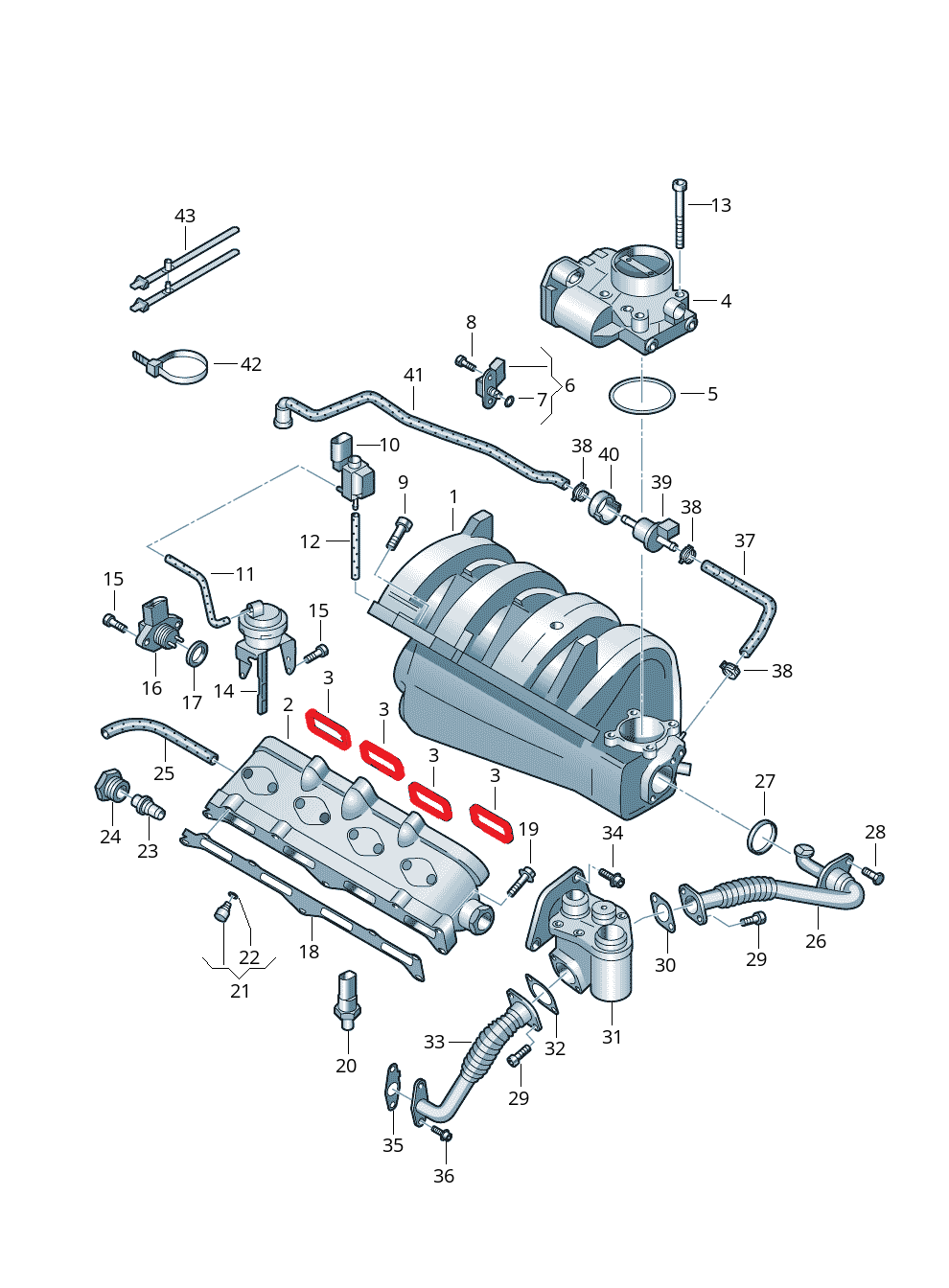 SUCTION MANIFOLD GASKET