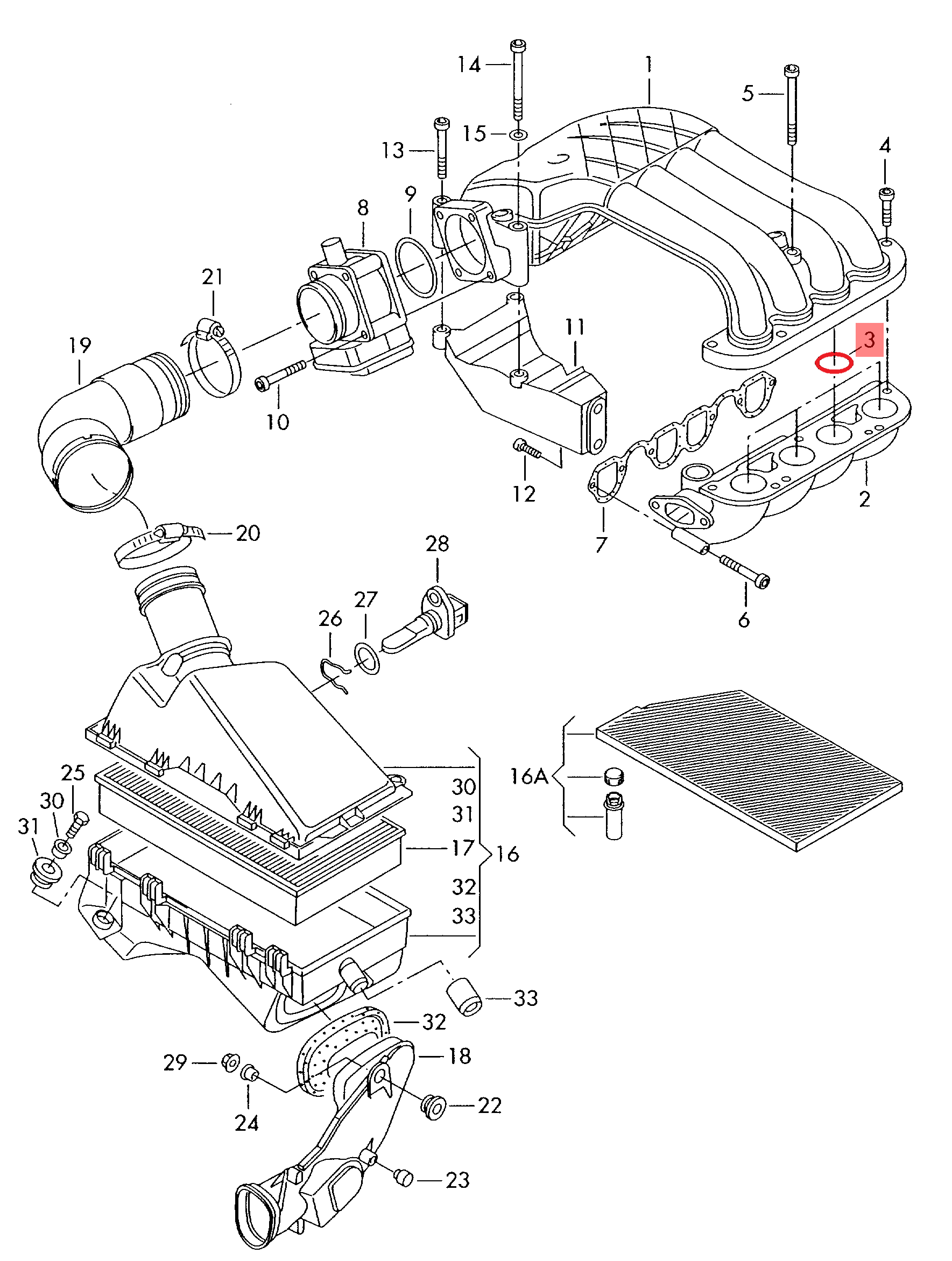 SUCTION MANIFOLD GASKET