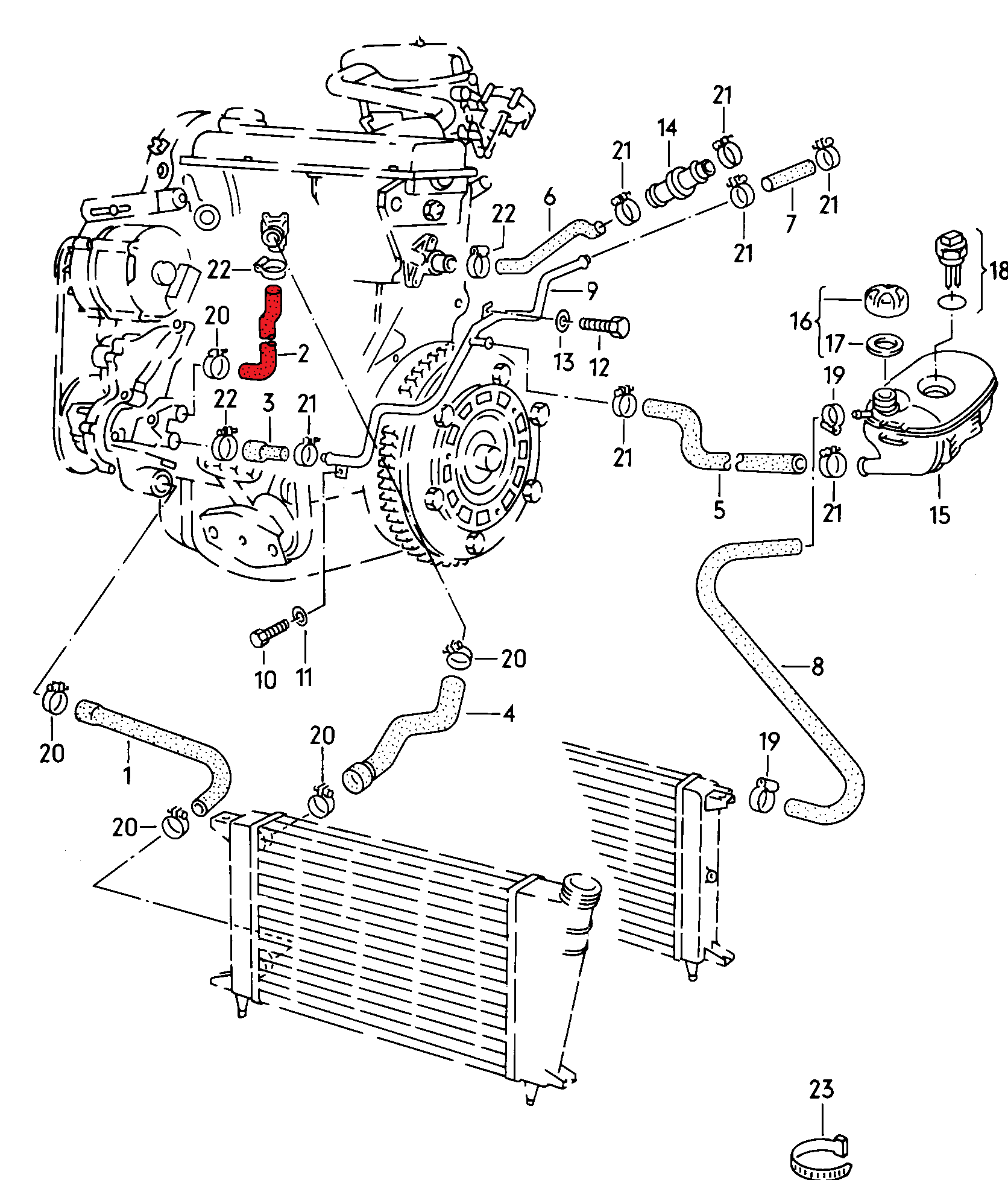 WATER PUMP HOSE